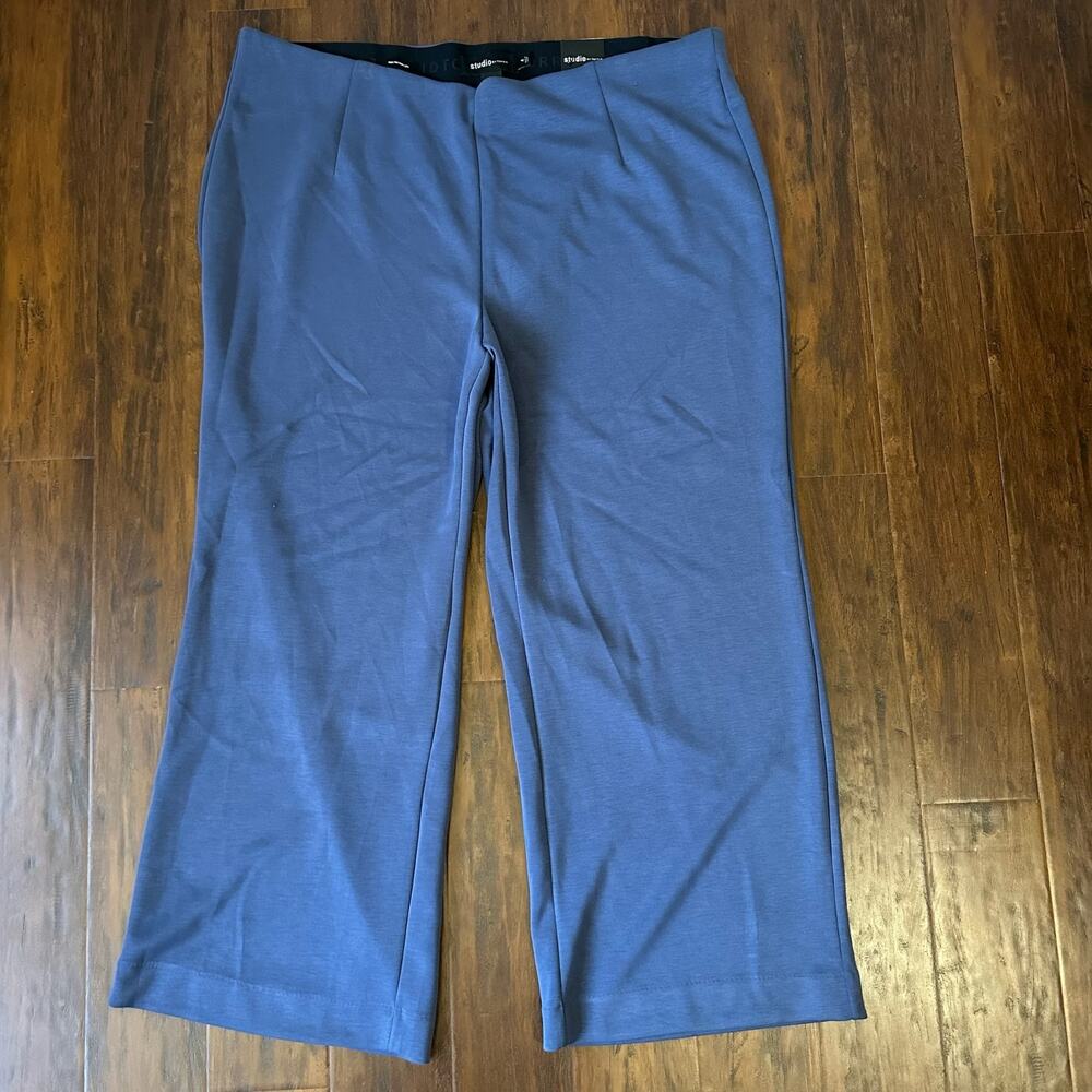STUDIO by TORRID Pants Trouser Slate Blue Pull On Lagenlook NWT